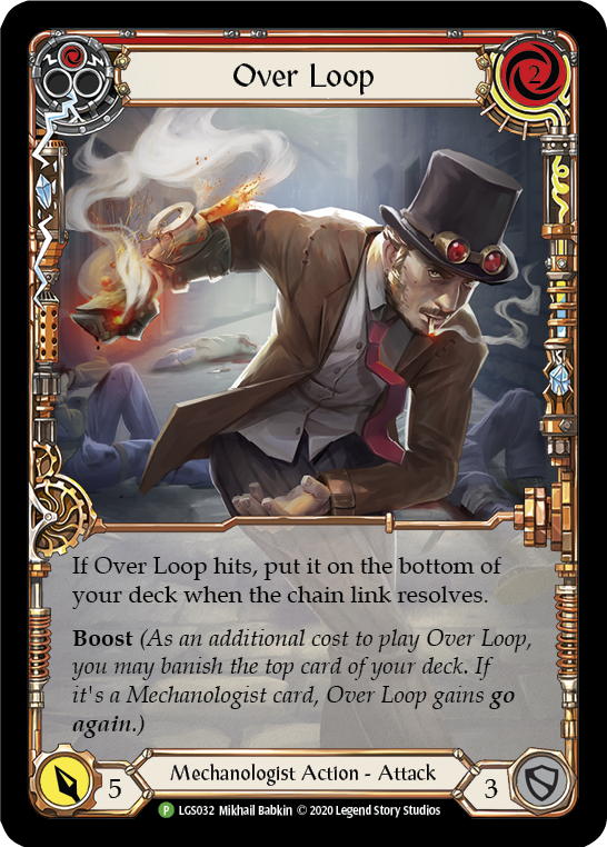 Over Loop (Red) [LGS032] Rainbow Foil