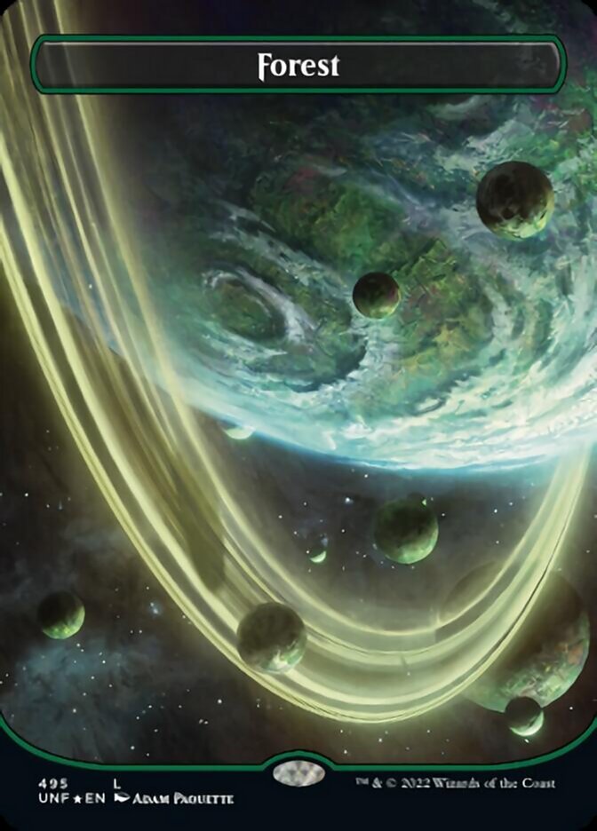 Forest (Orbital Space-ic Land) (Galaxy Foil) (244) [Unfinity]