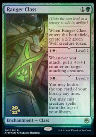 Ranger Class [Dungeons & Dragons: Adventures in the Forgotten Realms Prerelease Promos] (PAFR 202)