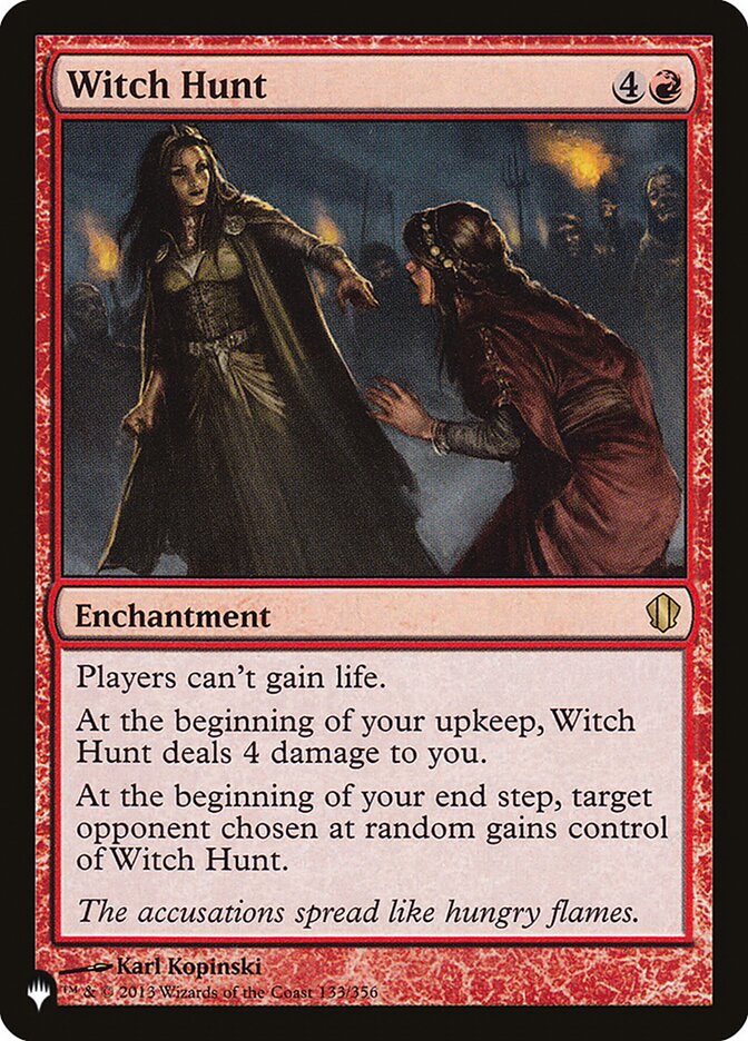 Witch Hunt [The List] (LC13 133)