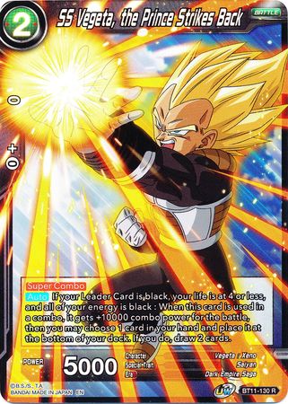 SS Vegeta, the Prince Strikes Back [BT11-130]