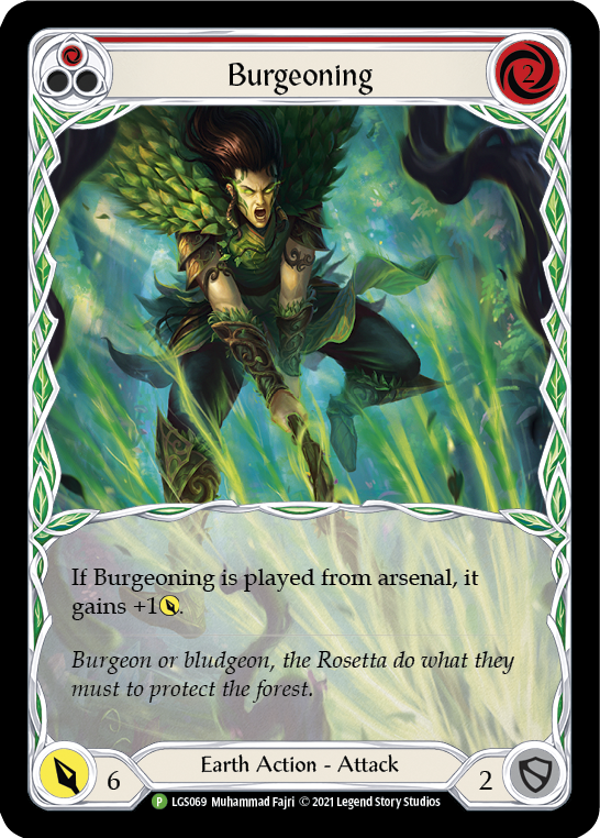 Burgeoning (Red) [LGS069] Rainbow Foil