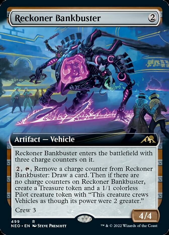 Reckoner Bankbuster (Extended) [Kamigawa: Neon Dynasty] (NEO 499)