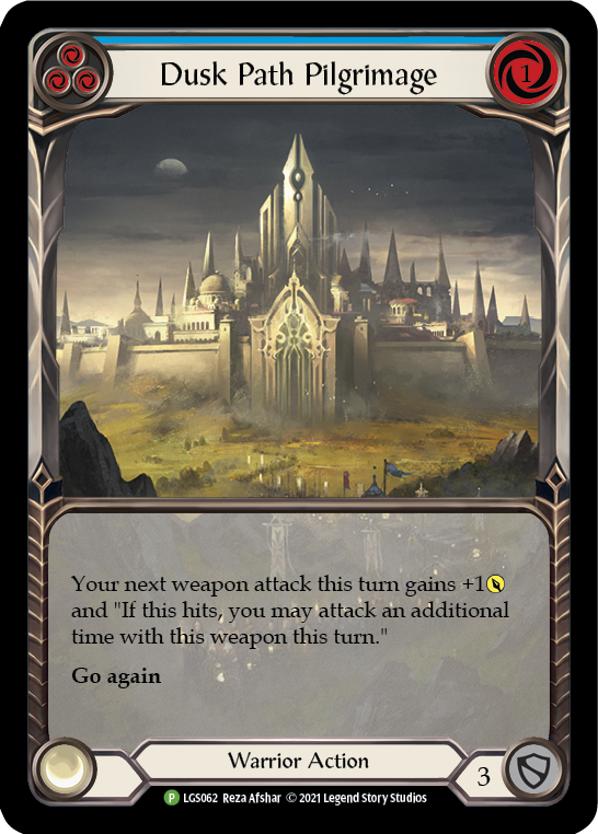 Dusk Path Pilgrimage (Blue) [LGS062] Rainbow Foil