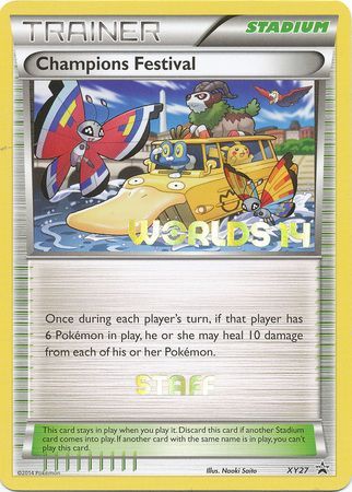 Champions Festival XY27 2014 Staff (XY27) [XY: Black Star Promos]
