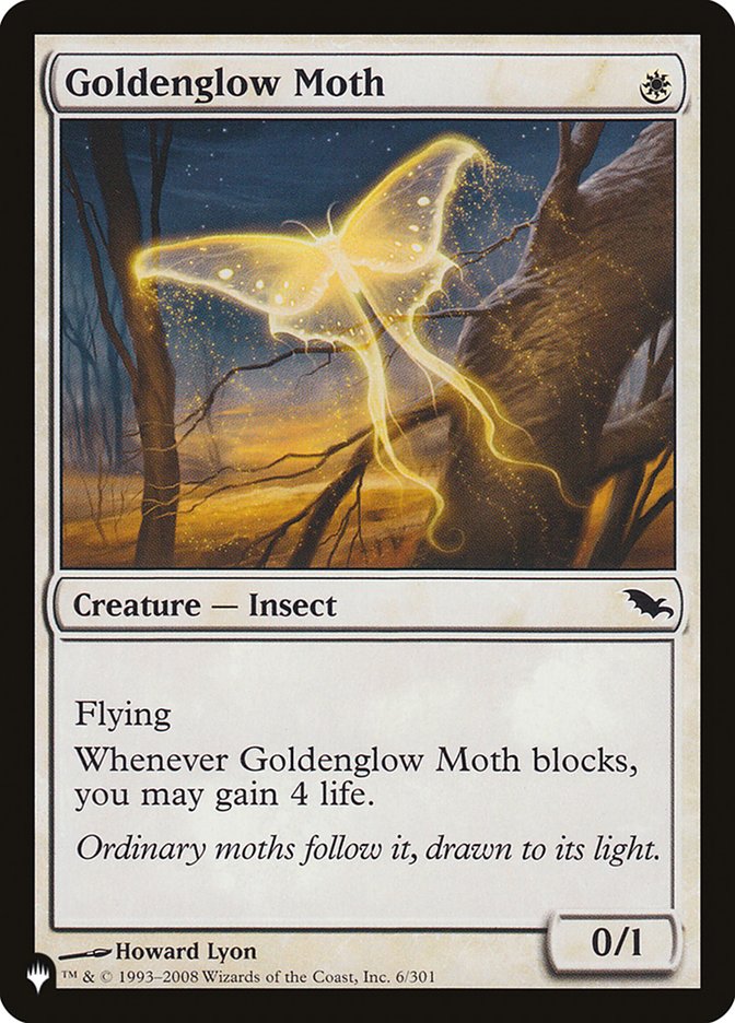 Goldenglow Moth [The List] (LSHM 6)