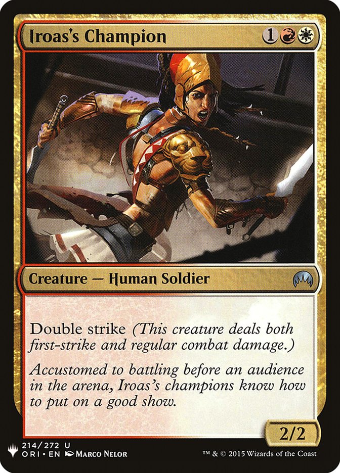 Iroas's Champion [Mystery Booster] (MB1 1438)