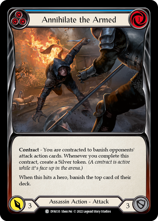 Annihilate the Armed [DYN135] (Dynasty)  Rainbow Foil
