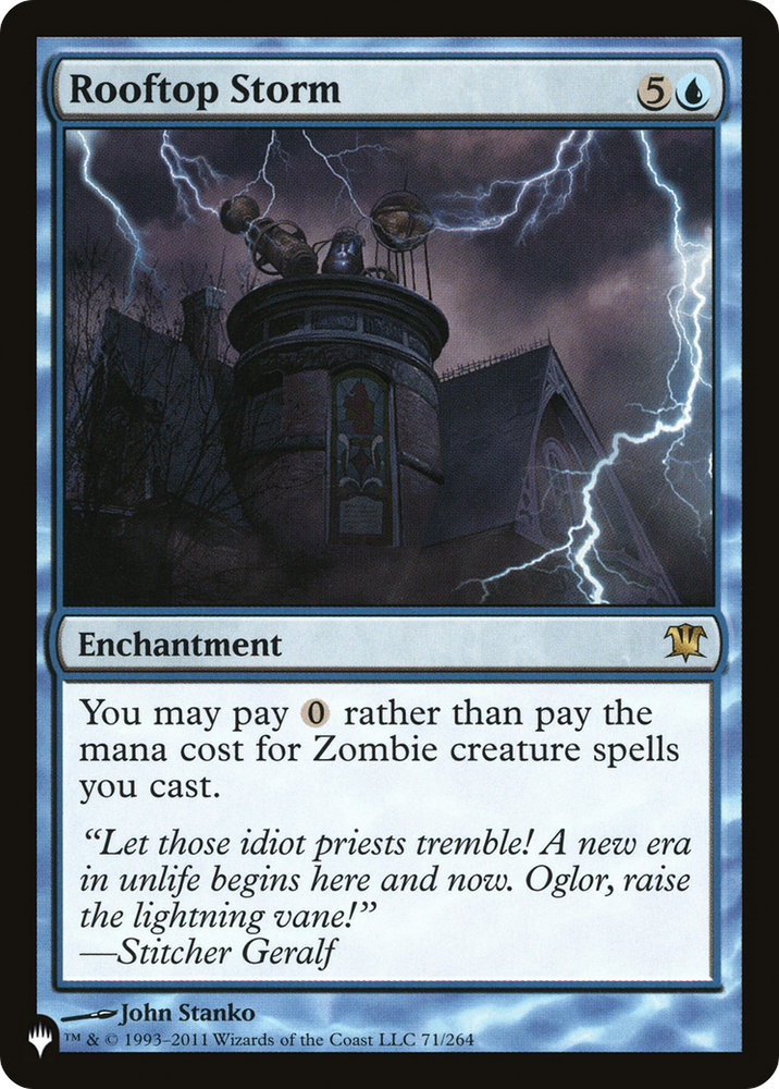 Rooftop Storm [The List] (LISD 71)