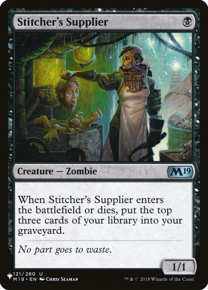 Stitcher's Supplier [The List] (LM19 121)