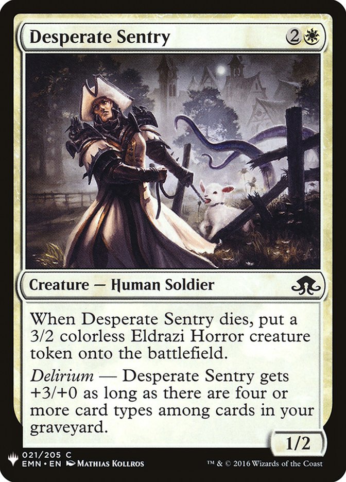 Desperate Sentry [Mystery Booster] (MB1 74)