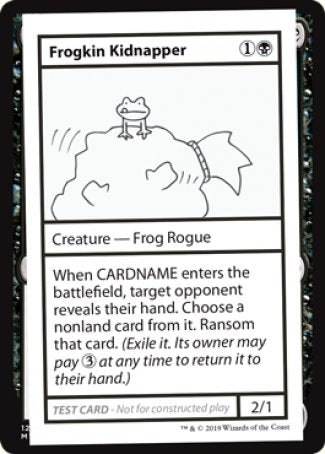 Frogkin Kidnapper (2021 Edition) [Mystery Booster Playtest Cards] (CMB1 42)