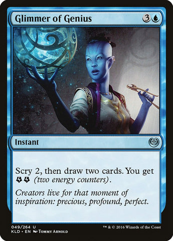 Glimmer of Genius [Kaladesh] (KLD 49)