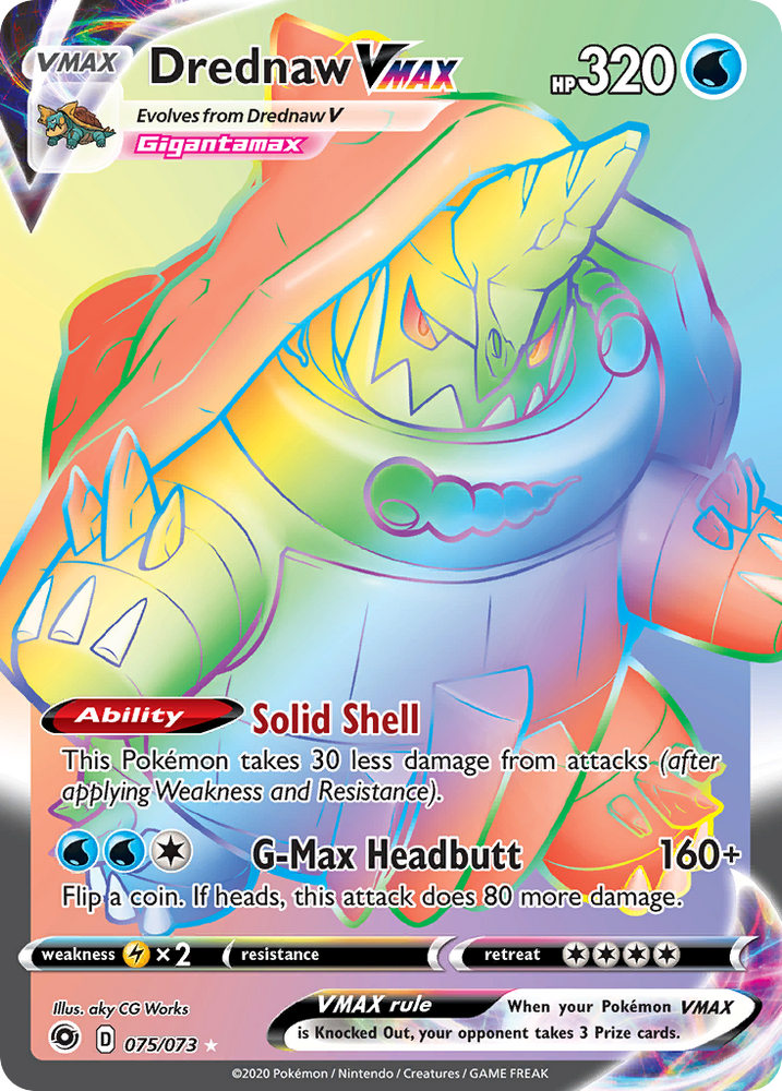 Drednaw VMAX (75/073) [Sword & Shield: Champion's Path]