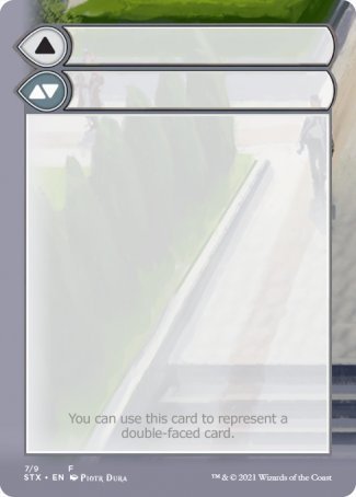 Helper Card (7/9) [Strixhaven: School of Mages Tokens] (TSTX C07)