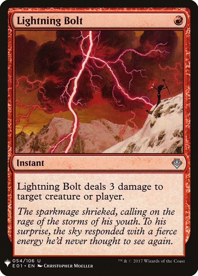 Lightning Bolt [Mystery Booster] (MB1 1001)