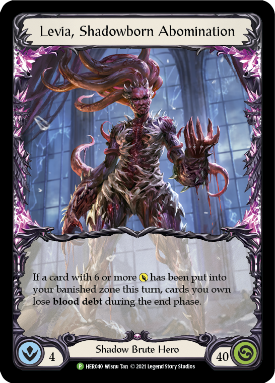 Levia, Shadowborn Abomination [HER040] Rainbow Foil