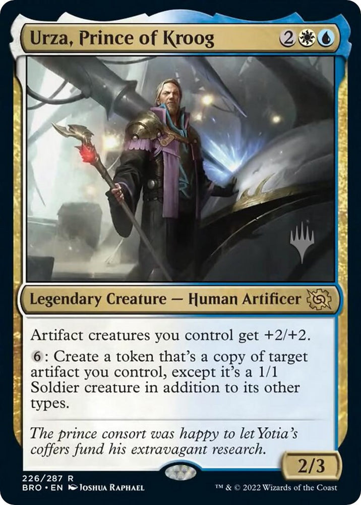 Urza, Prince of Kroog [The Brothers' War: Promo Pack]