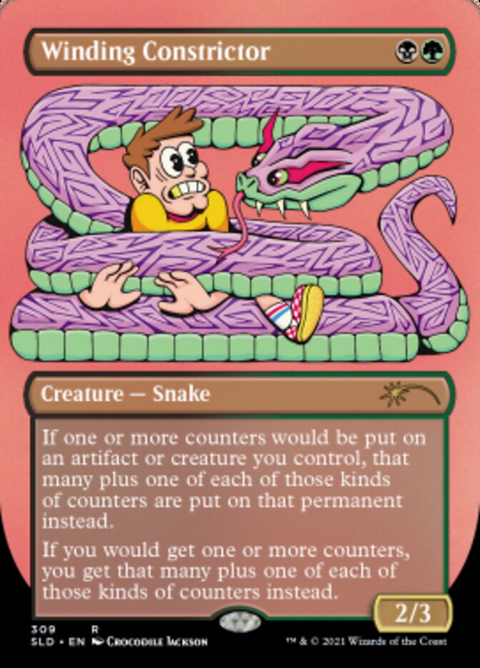 Winding Constrictor (Borderless) [Secret Lair Drop Series] (SLD 309)