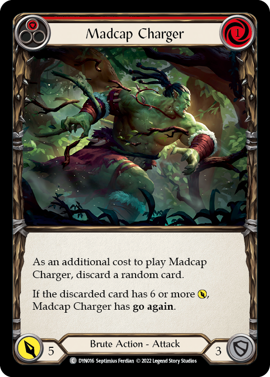 Madcap Charger [DYN016] (Dynasty)  Rainbow Foil