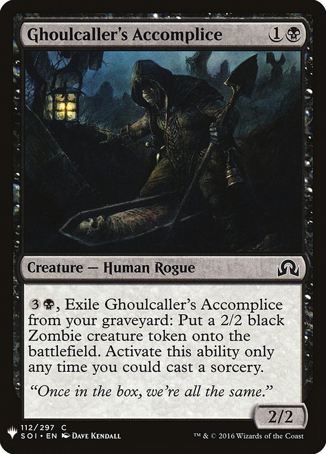 Ghoulcaller's Accomplice [Mystery Booster] (MB1 668)