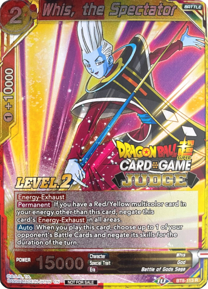 Whis, the Spectator (Level 2) [BT8-113]