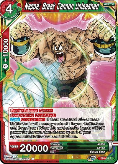 Nappa, Break Cannon Unleashed [EB1-58]