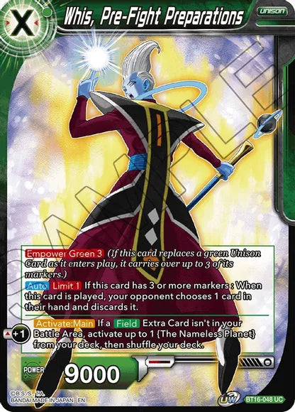 Whis, Pre-Fight Preparations [BT16-048]