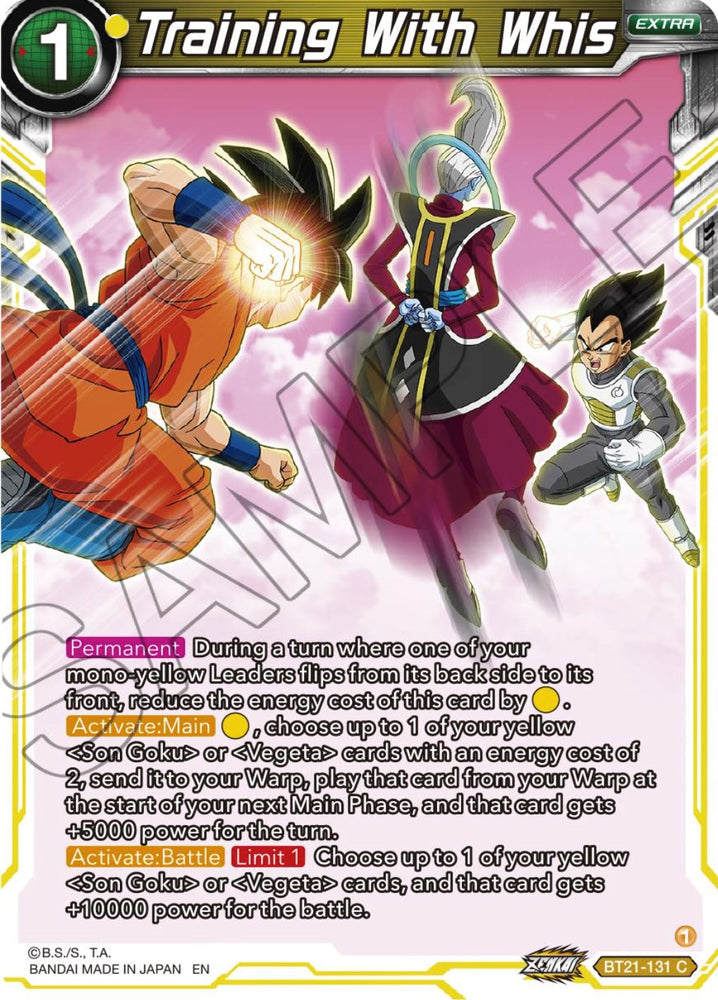 Training With Whis (BT21-131) [ZENKAI Series: Set 04]