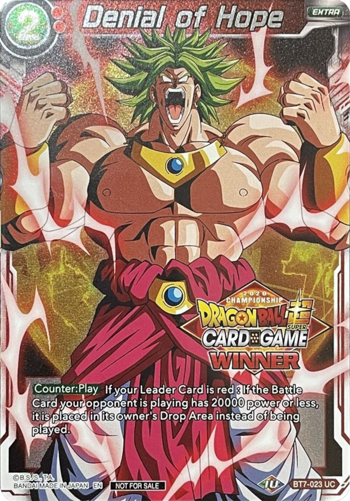Denial of Hope (Winner Stamped) [BT7-023]