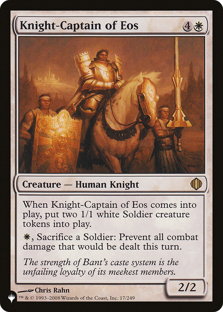 Knight-Captain of Eos [The List] (LALA 17)