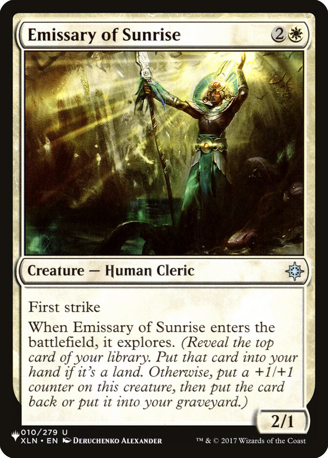 Emissary of Sunrise [The List] (LXLN 10)