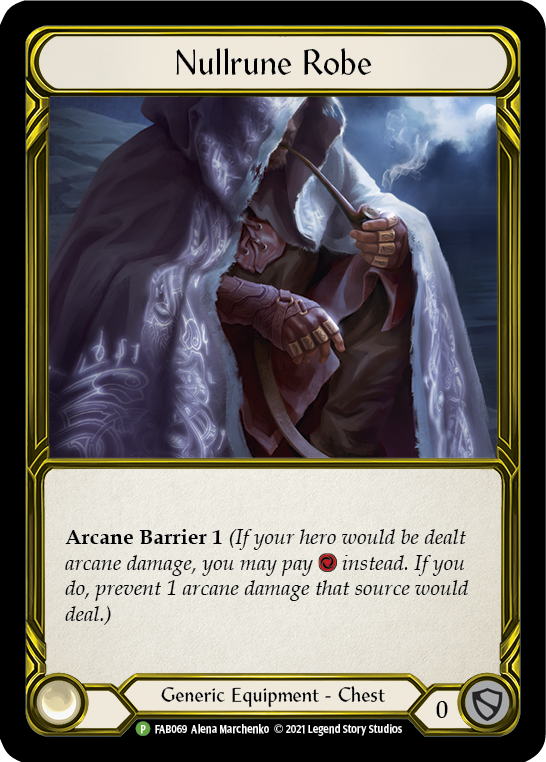 Nullrune Robe [FAB069] (Promo)  Cold Foil