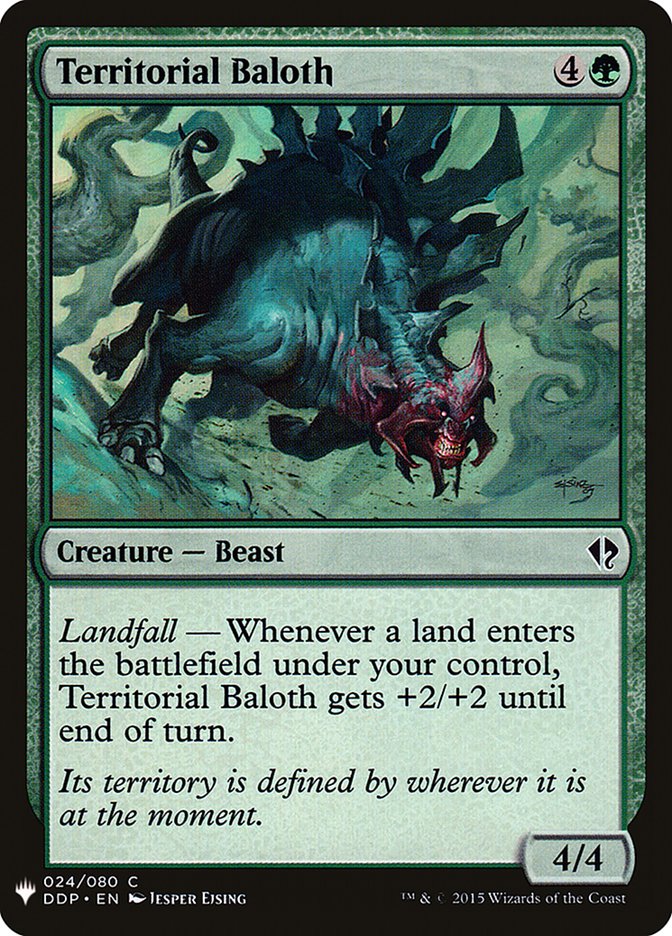 Territorial Baloth [Mystery Booster] (MB1 1352)