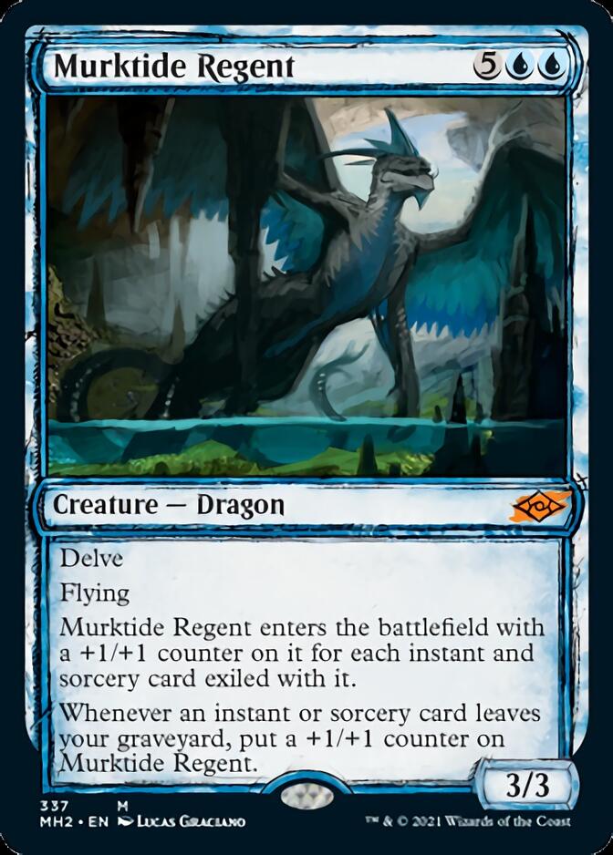 Murktide Regent (Sketch) [Modern Horizons 2] (MH2 337)