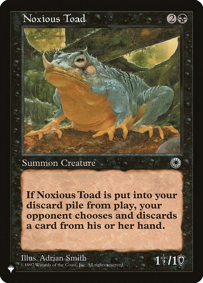 Noxious Toad [The List] (LPOR 104)