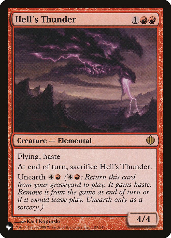 Hell's Thunder [The List] (LALA 103)