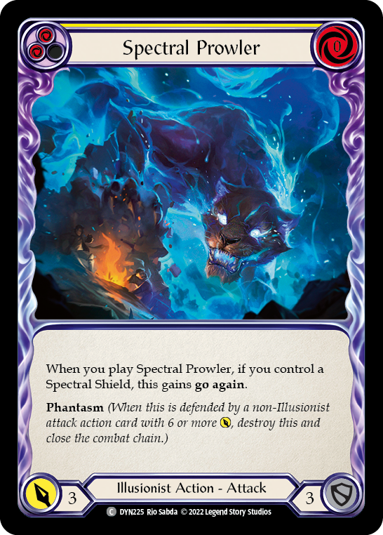 Spectral Prowler [DYN225] (Dynasty)  Rainbow Foil