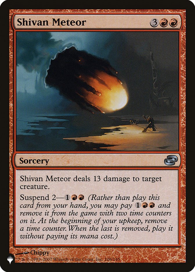 Shivan Meteor [The List] (LPLC 106)