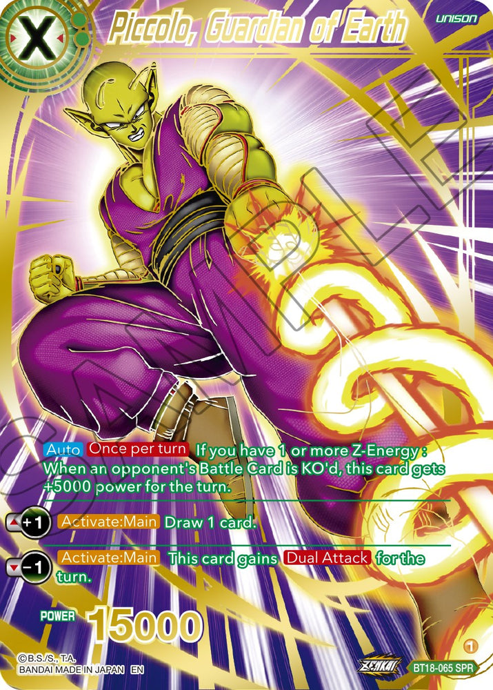 Piccolo, Guardian of Earth (BT18-065) [Dawn of the Z-Legends]