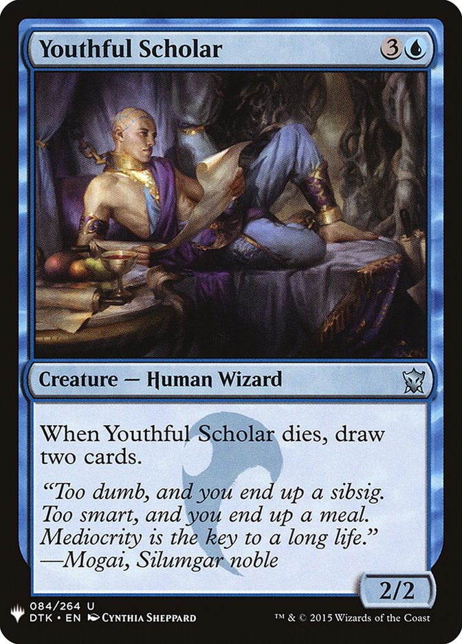 Youthful Scholar [Mystery Booster] (MB1 557)