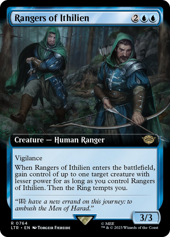 Rangers of Ithilien (Extended Art) (Burst Foil) [The Lord of the Rings: Tales of Middle-Earth]