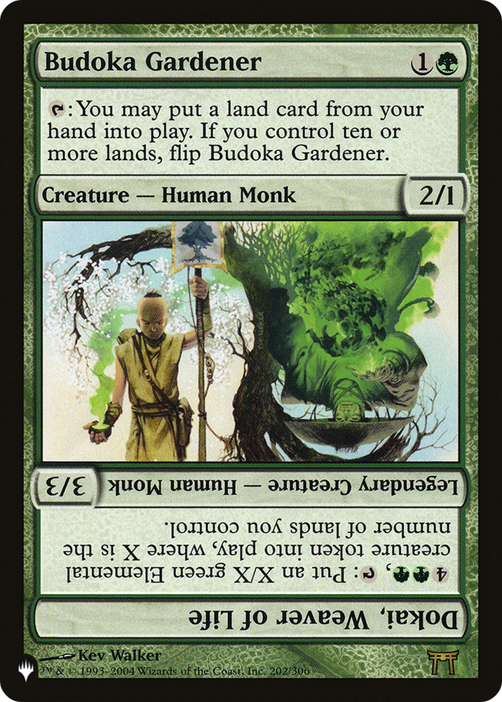 Budoka Gardener // Dokai, Weaver of Life [The List] (LCHK 202)