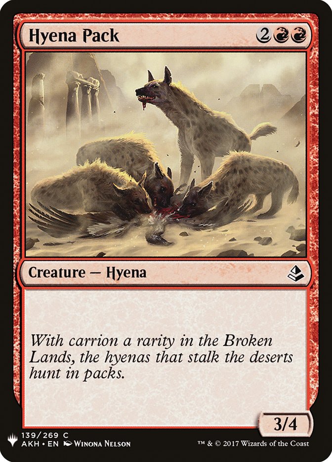 Hyena Pack [Mystery Booster] (MB1 976)