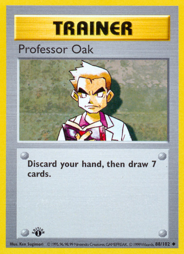 Professor Oak (88/102) [Base Set 1st Edition]