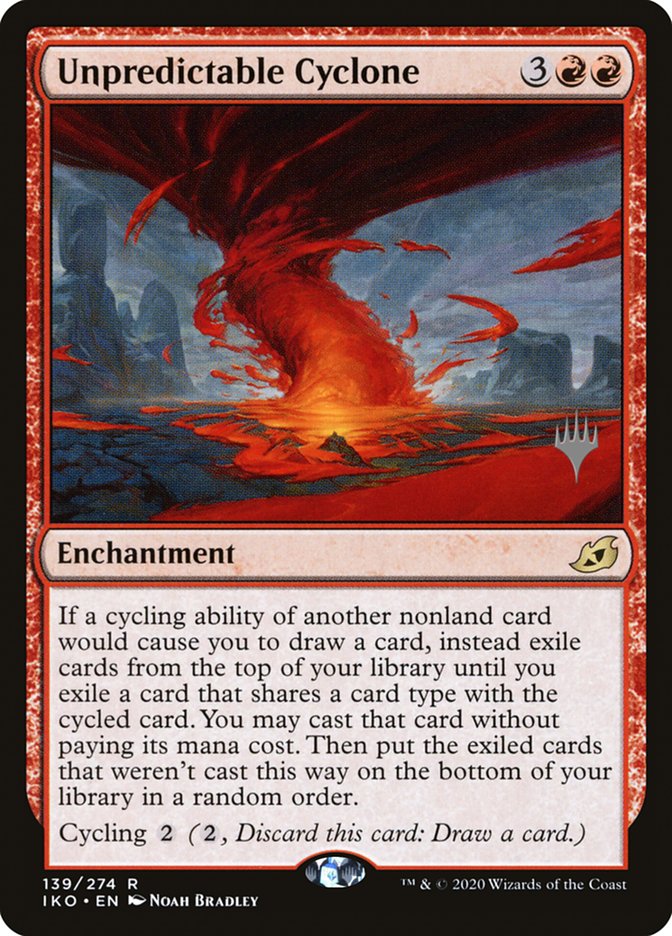 Unpredictable Cyclone (Promo Pack) [Ikoria: Lair of Behemoths Promos] (PIKO 139P)
