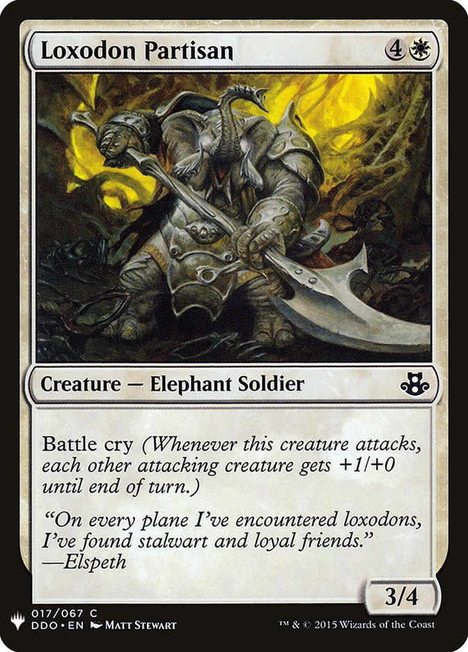 Loxodon Partisan [Mystery Booster] (MB1 167)