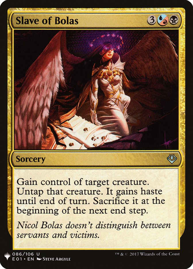 Slave of Bolas [Mystery Booster] (MB1 1534)