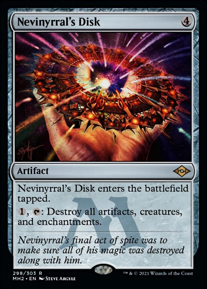 Nevinyrral's Disk (Etched Foil) [Modern Horizons 2] (MH2 298)