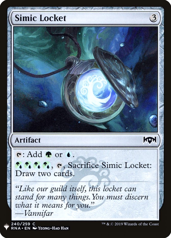 Simic Locket [Mystery Booster] (MB1 1629)